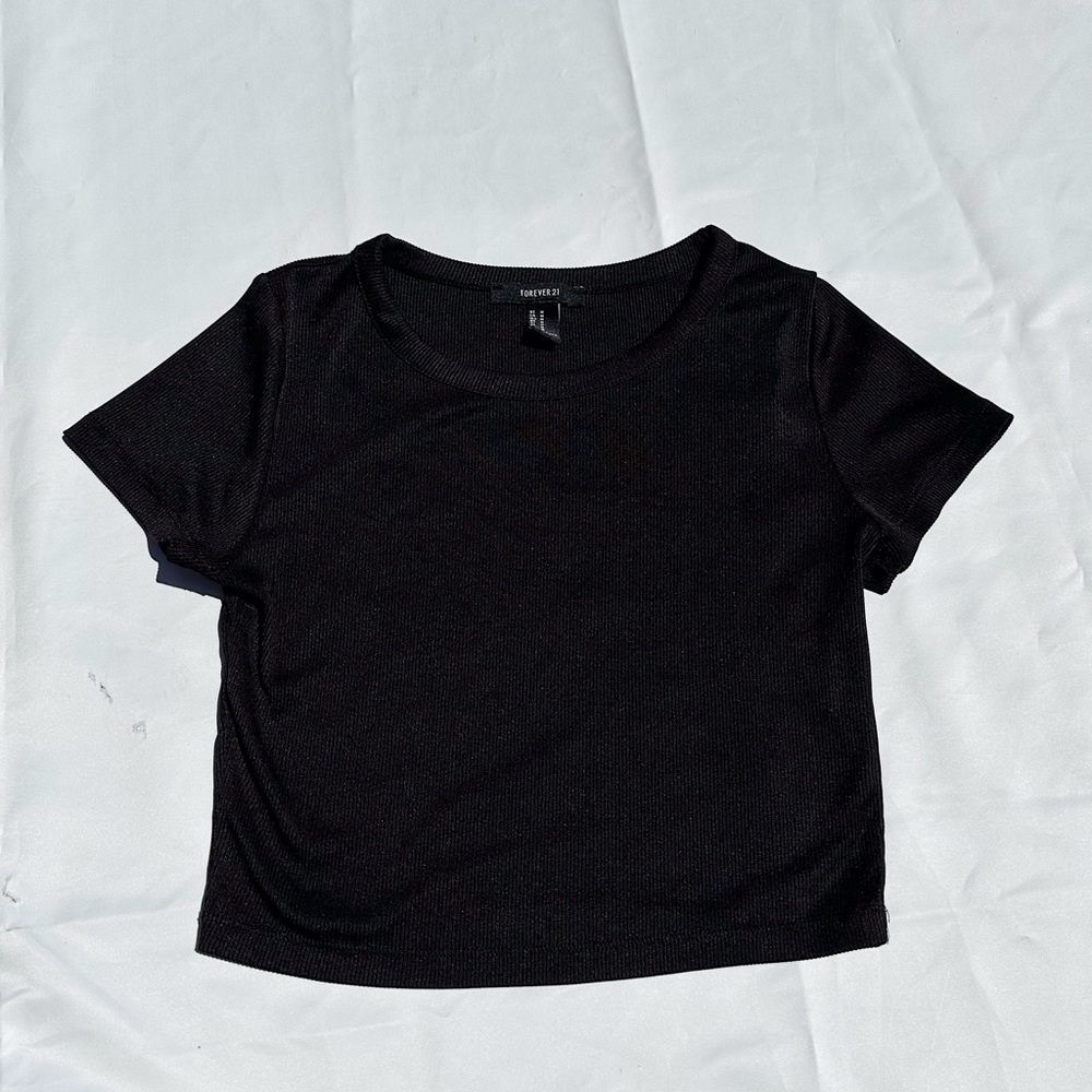 Black cropped Top